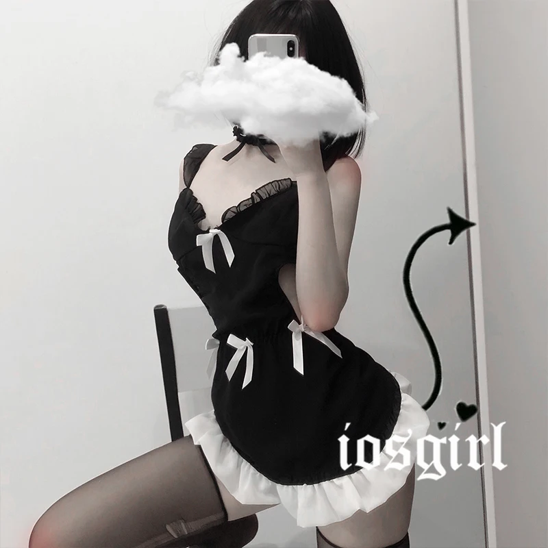 Экзотическая одежда, нижнее белье горничной, косплей, Babydoll, нижнее белье, ролевые игры, японская униформа медсестры, женский сексуальный костюм