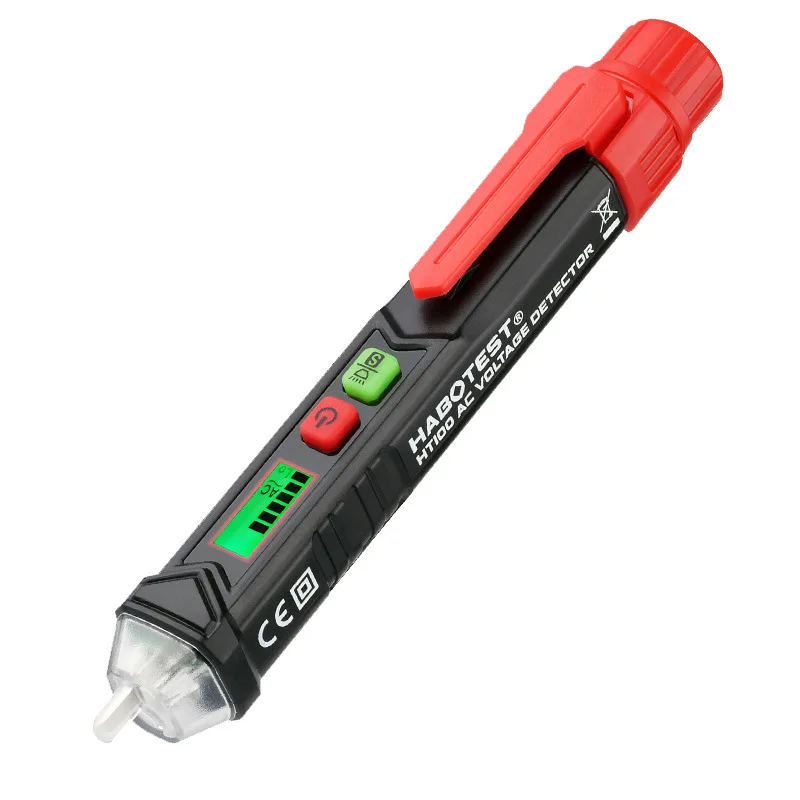 Habotest-Бесконтактное измерение напряжения Smartpen HT100E сигнализация постоянный ток