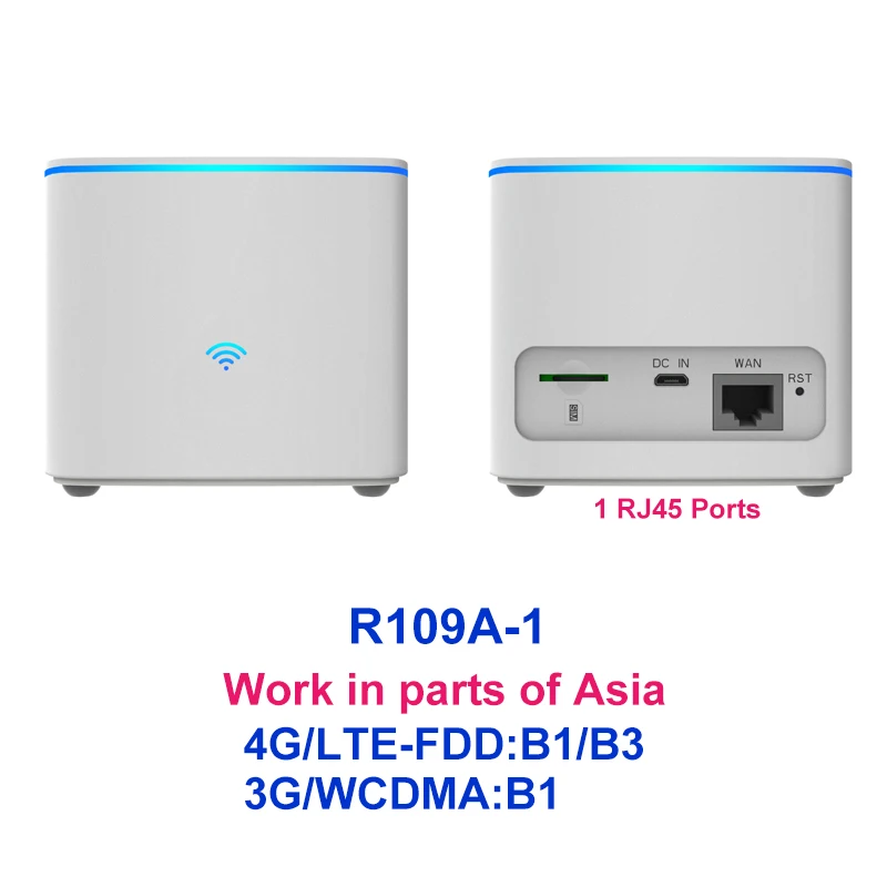 Router WiFi 4G Modem Wifi Từ Sim 4G Lte Kích Sóng Di Động Mở Khóa Không Dây Khe Cắm Antena Mạng WAN/LAN RJ45 Cổng Roteador 