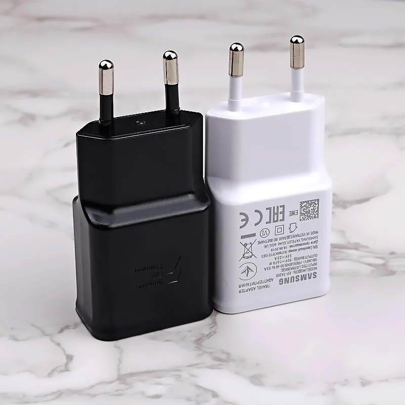 charger 65 watt For Samsung S10 S8 S9 Plus Fast Charger Travel Adapter 9V 1.67A Fast Charge 120cm Type C Cable For Samsung Note 10 9 8 A50 A70 Fast charge 18w