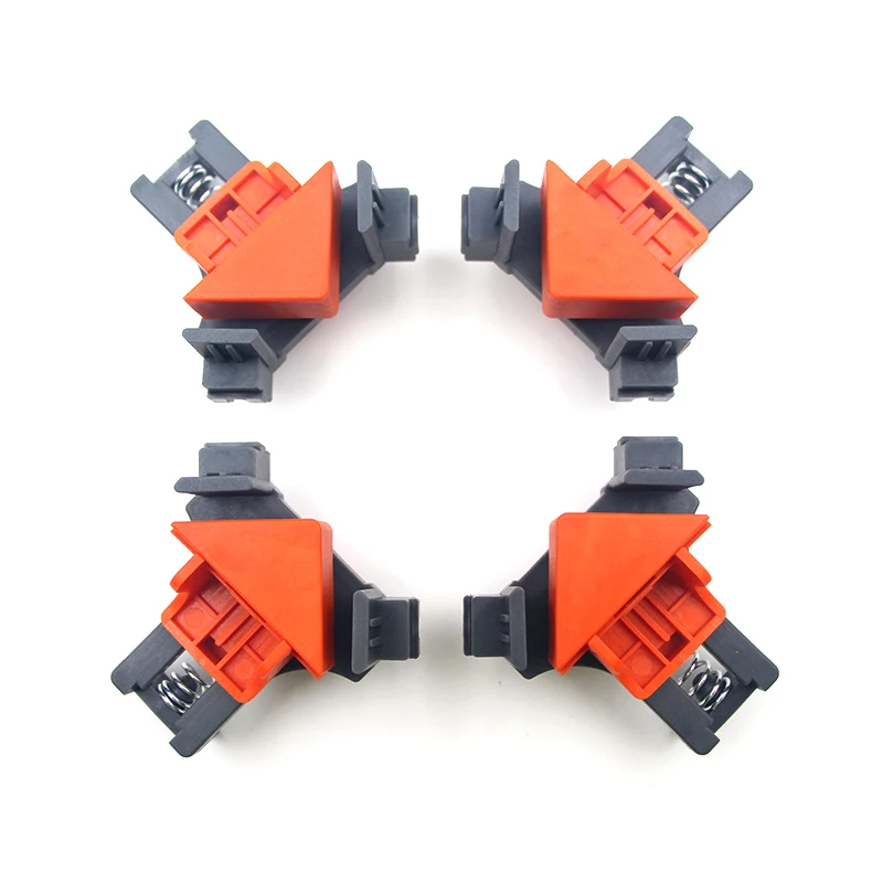 

4pcs 90 Degree Right Angle Clamp Fixing Clips Picture Frame Corner Clamp Woodworking Hand Tool Positioning Fixture Tool Hot Sale