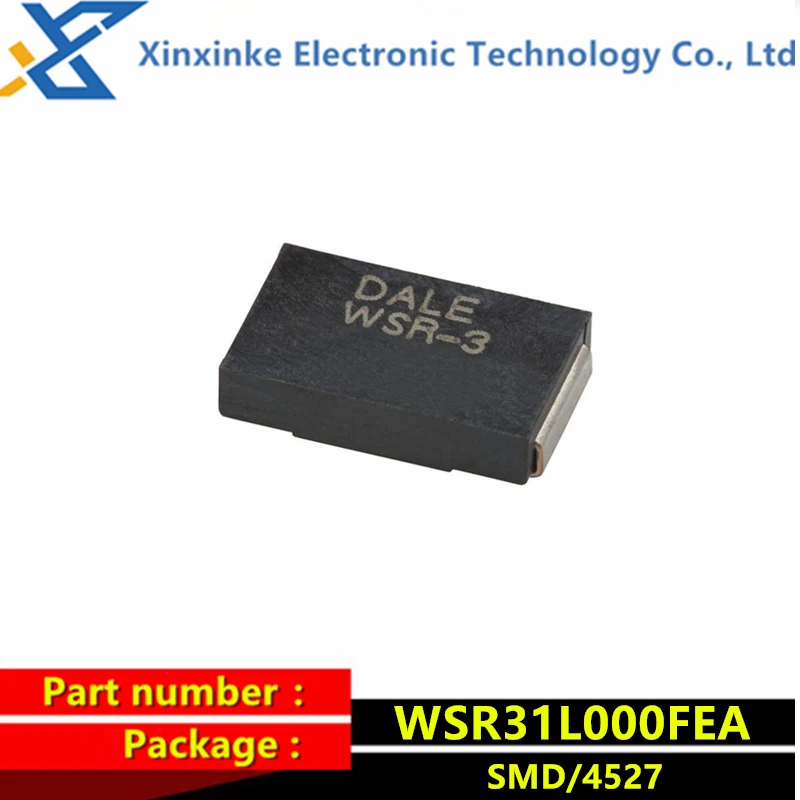WSR31L000FEA DALE WSR-3 0.001R 1% 3W 4527 750PPM Current sensing resistor - SMD 3watts .001ohms New original genuine