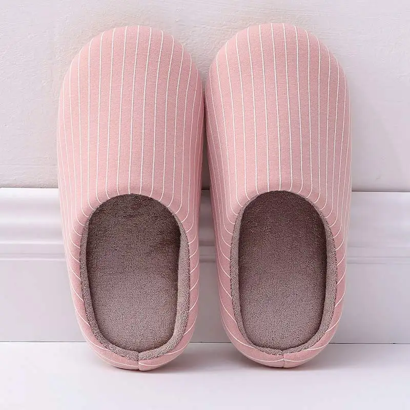 MN00166-Pink Mntrerm/Новинка; женские домашние тапочки; женские хлопковые тапочки для влюбленных; домашние тапочки на мягкой подошве для влюбленных; женская обувь; семейная обувь; Gif - Цвет: MN00166-Pink