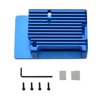 

Aluminum Alloy Case Metal Shell Box Enclosure for Raspberry Pi 4 Model B Board