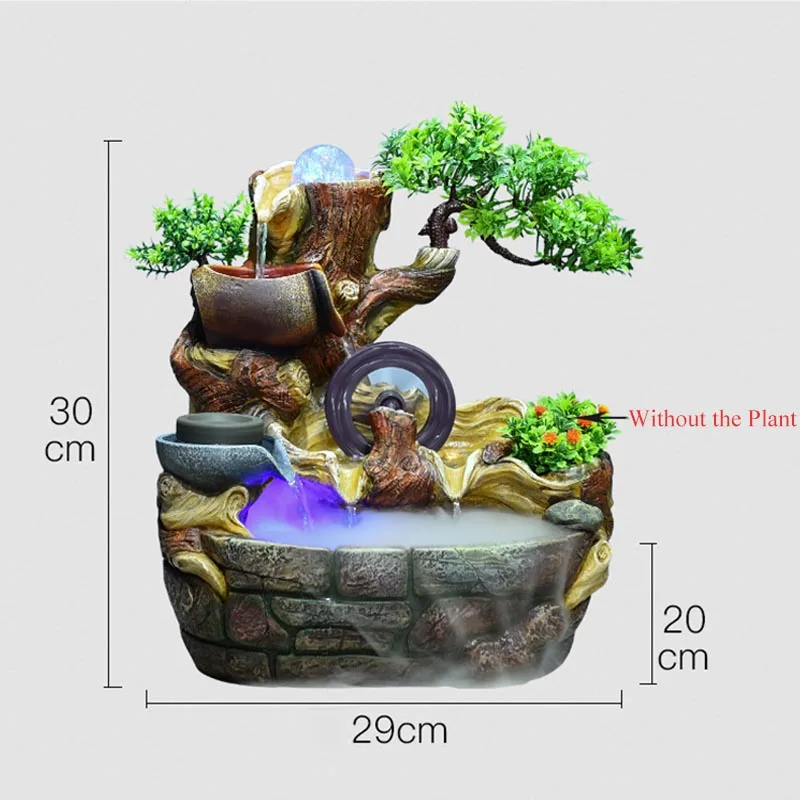 Hot Sale Up To 35 110v 220v Creative Resin Rockery Water