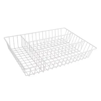 

1 PC Chopsticks Basket Iron Art Practical Rectangular Basket Storage Basket Hollow Out Organizer For Home Kitchen Hotel
