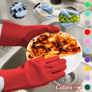 

VIP Drop Shipping Link Magic Gloves Silicone Scrubbing Cleaning Tools for Wholesale Bulk Dropshipper