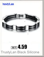TrustyLan, черный силиконовый браслет для мужчин, нержавеющая сталь, мужские s браслеты для мужчин,, ювелирный аксессуар, мужской браслет, Homme Armbanden