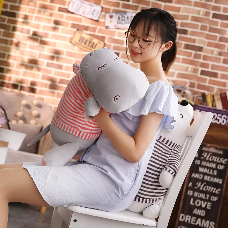 

Cartoon Plush Pillow Blanket Dual Purpose Multi-functional Hand Warmers Car Sofa Cushion Airable Blanket-in-