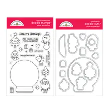 

New Arrival Snowball Snowman Metal Cutting Dies and Rubber Stamps for Scrapbooking Diy Seal Craft Stencil Card Album Sheet Mold