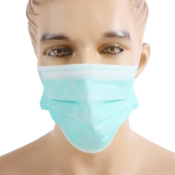 

50pcs/box Disposable Mask Three Layers Of Non-woven Fabric Dustproof Breathable Mask 2020 New