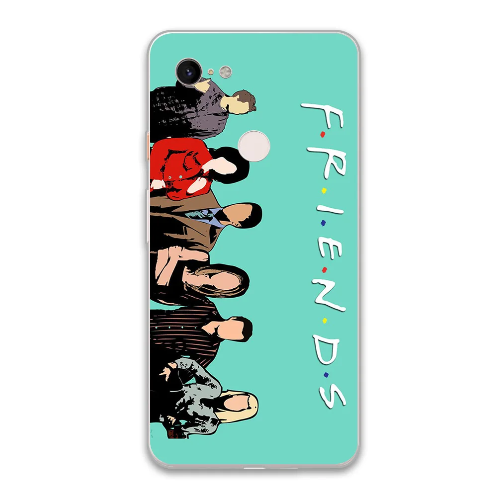 Friends TV Case For Google Pixel 4 5 3 2 XL Cover for Pixel 3a 4a XL 5G Soft Silicone TPU Luxury Shockproof Phone Protect Fundas