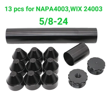 

1-3/4x10 For Napa-4003-WIX-24003 Car Fuel Filter For Napa 4003/ WIX 24003 1/2"-28/5/8"-24 Threads Aluminum Black
