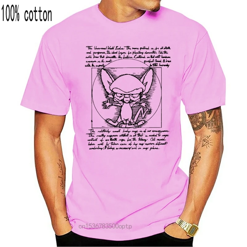 Мультяшный постер Pinky And The Brain V1 1995 1998 белая футболка все размеры S 5Xl | Женская