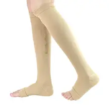 Женские носки компрессионные носки с градуированным распределением 20-30 мм рт. Ст. Колено-высокие спортивные носки спортивные для бега, кроссфита медсестры и восстановления