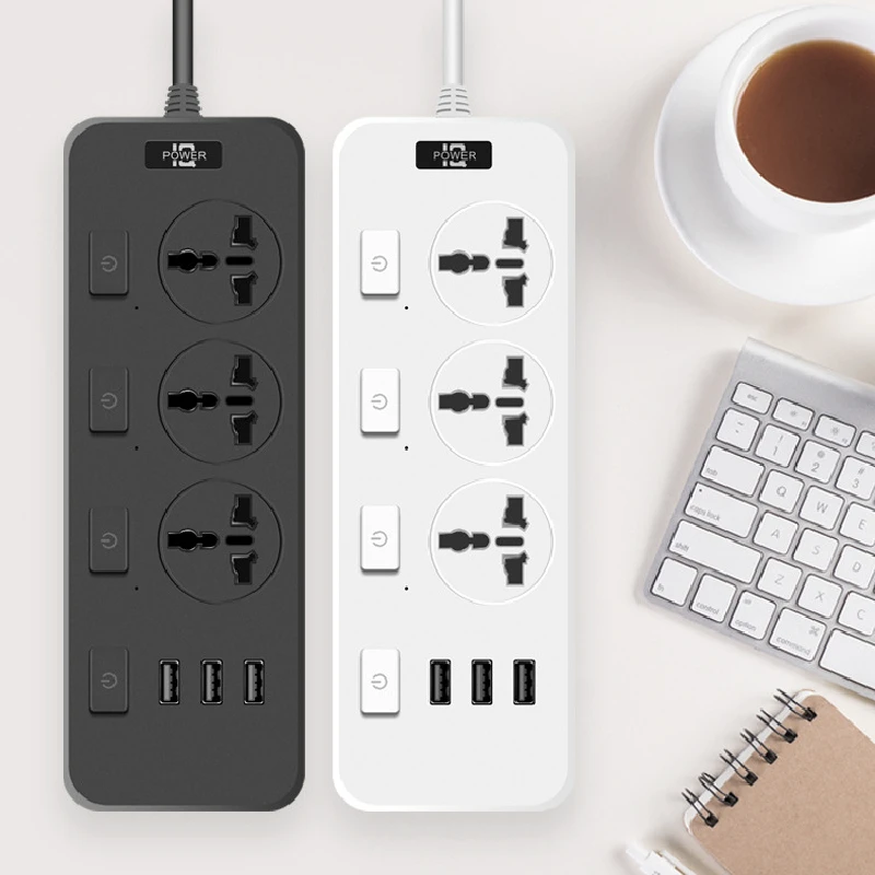 Удлинитель на 10 А с 3 USB-портами и | Обустройство дома