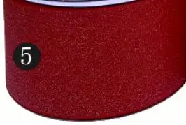 50 ярдов " 75 мм твердая блестящая корсажная лента с принтом - Цвет: 5-250-red