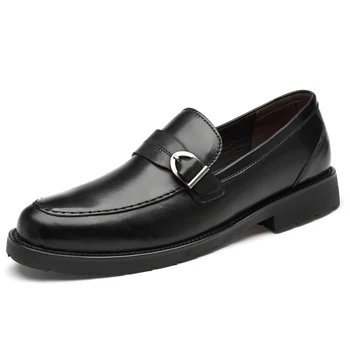 

Men's casual loafers shoes breathable light fabric fashion spring autumn Crocodile skin black flat with cheap male shoes *8188