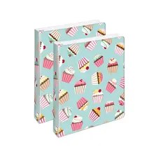 COMIX 2 шт. в упаковке, 3 круглых кольца, 1 дюйм, школьные офисные принадлежности, отверстия до 200 листов