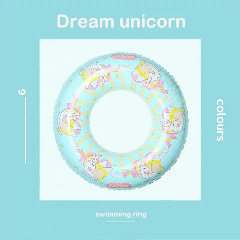 

Inflatable Unicorn Adult Children Swimming Ring Party Decorations Pool Float Toys Games Large Life Buoy Giant Inflatable Circle