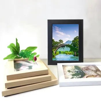 

Photo Frame For Picture Wooden Photo Frame Display Wall Hangings Wedding Wall Decor Graduation Party Photo Booth Props new