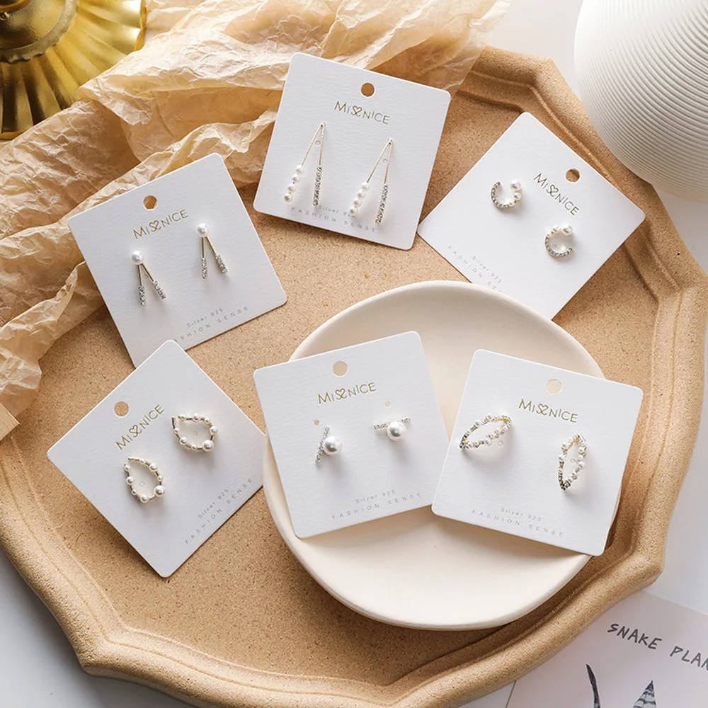 2020 New Simple Geometric Mini Small Imitation Pearl Stud Earrings for Women Girl Fashion Jewelry Accessories | Украшения и