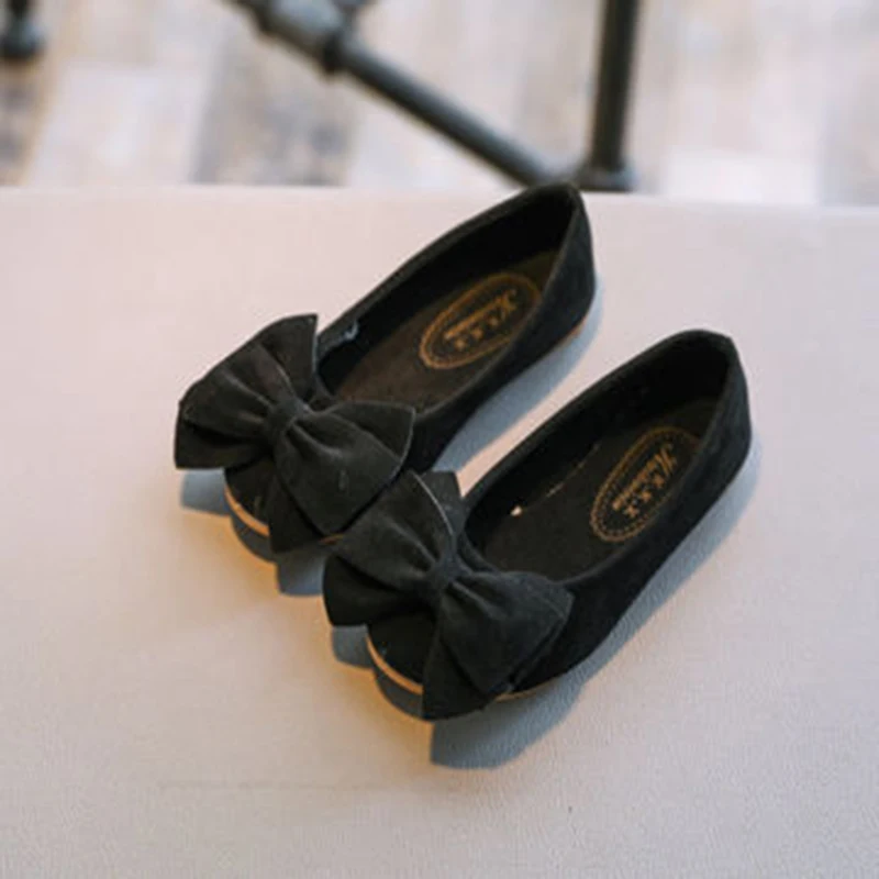 New Fashion Girls Princess Dance Shoes Kids Girl Dress Party Shoes Children Flats Casual Single Soft Slip-on First Walkers