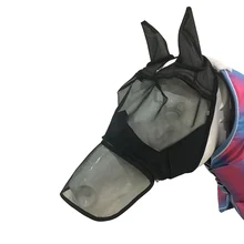 Товары для домашних животных щит дышащая молния полное лицо антимоскитная сетка лето комфорт анти УФ муха маска Броня носовая крышка