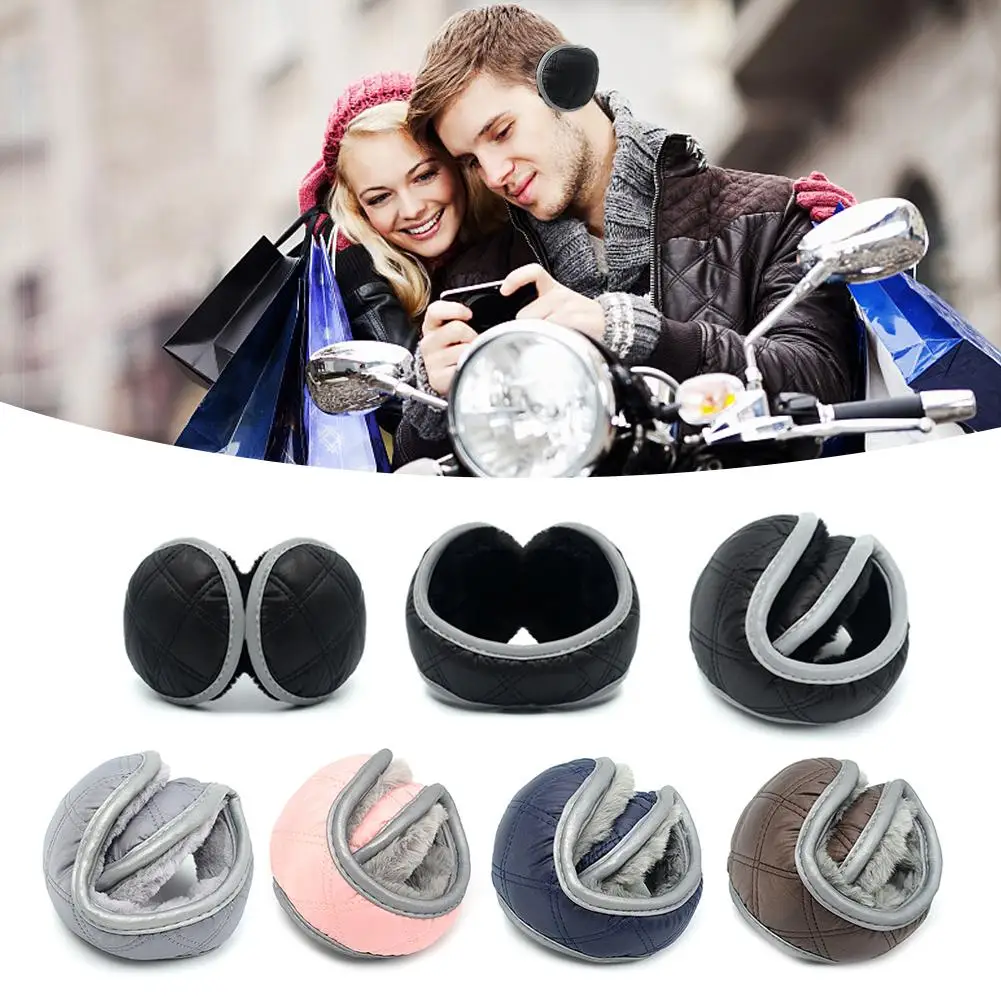 Winter Warmer Earmuff Outdoor Snowboarding Plush Earmuff Soft Thicken Folding Ear Cover Protector Gift For Ski Cycling Men Women