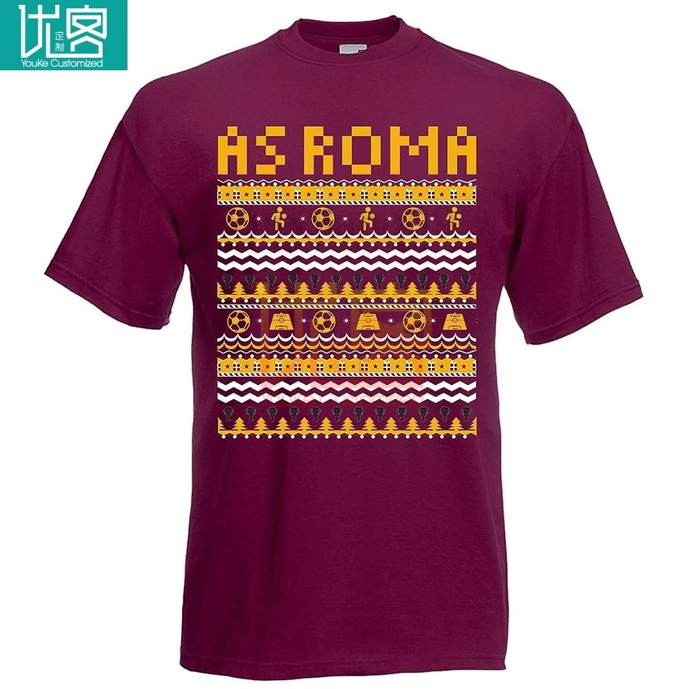 

As Roma Christmas T-Shirt (Burgundy)