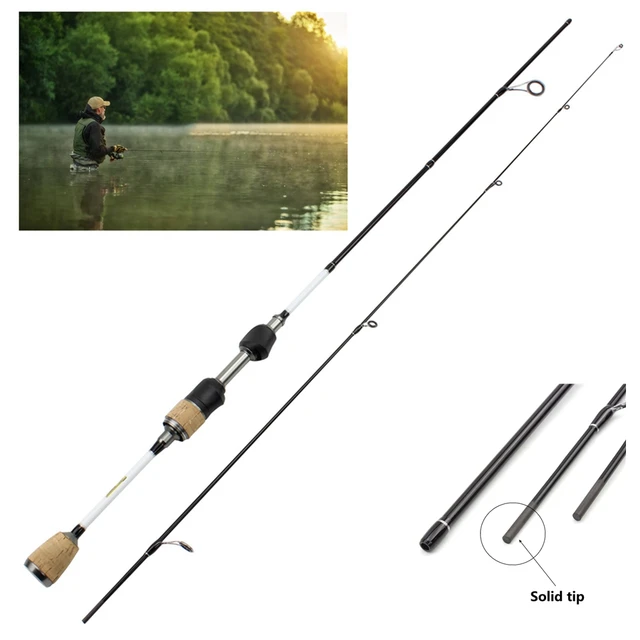 1.68m lure rod Ultra light Spinning fishing rod ul power 1-6g Lure Weight  Solid