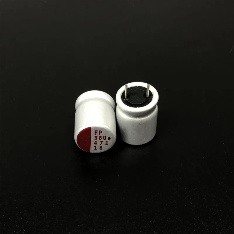 10 шт. 470 мкФ 16V FP 10x12,5 мм низкая ESR Высший сорт 16V470uF VGA/материнская плата сплошной конденсатор