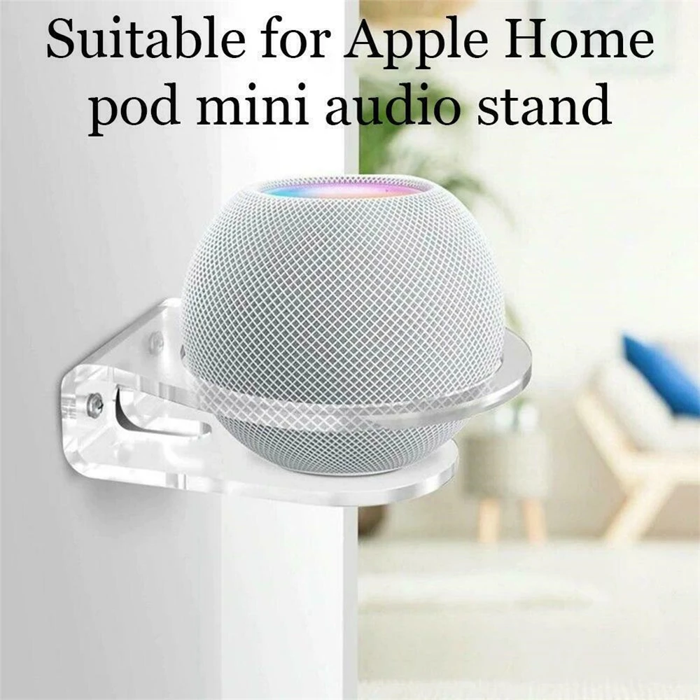 Wall Mount Speaker Holder Audio Bracket Space-Saving For Apple HomePod Mini Smart Hanger | Электроника