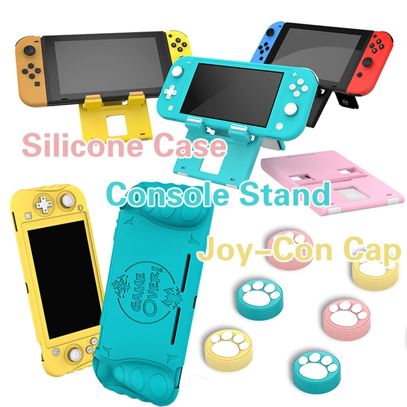 Силиконовый защитный чехол для Nintendo Switch Lite пыленепроницаемый NS геймпада