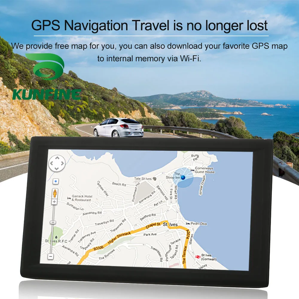 Car GPS Navigation With FM Radio16GB 512M Truck GPS Navigators Rear View Camera Screen Free Map Upgrade android s900  (20)
