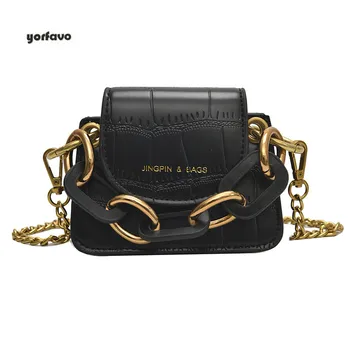 

2020 New Korean Style small large size handbag Fashion Stone Pattern women Chain Crossbody Bag