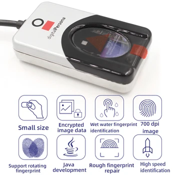 디지털 페르소나 U are U 4500 생체 지문 스캐너, USB 지문 리더 센서, uru4500 API SDK 무료