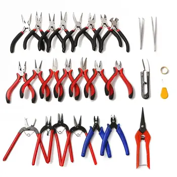 

New Arrival Black Red Blue Pliers Jewelry Tools Equipment Kit Needlework Cutting Wire DIY Beadingwork DIY Jewelry Handmade Tool