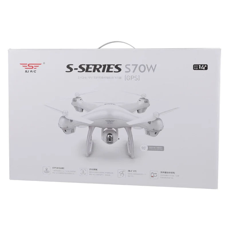 

Shi ji S70w Smart GPS Automatic Follow Unmanned Aerial Vehicle Remote-control Four-axis Aircraft Set High Positioning Automatic