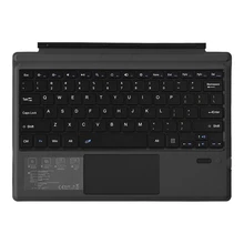 Dokunmatik panelli kablosuz klavye Microsoft/yüzey Pro 7, Ultra ince taşınabilir Bluetooth kablosuz klavye
