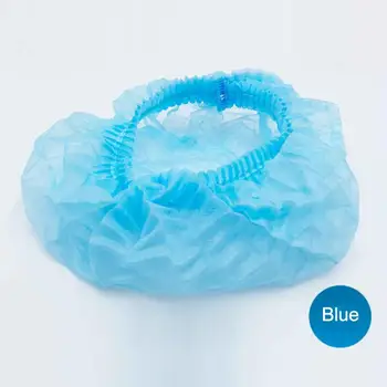 

100 / 200PCS Dual Function Non-woven Fabric Disposable Shower Cap Pleated Dust Cap Hot Spring Bath Salon bathroom accessories