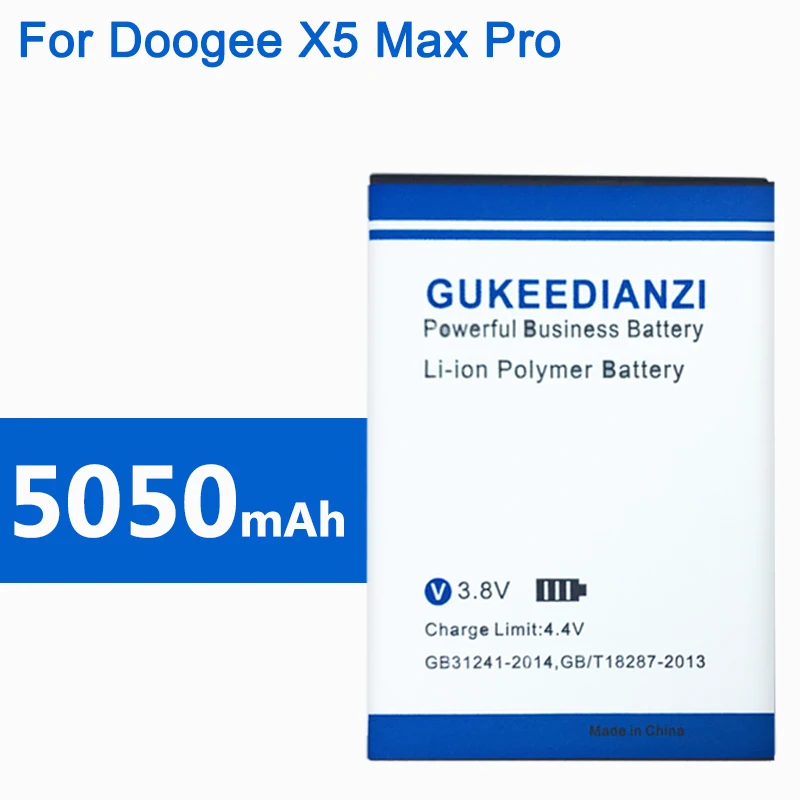 Высококачественный аккумулятор BAT16484000 5050 мАч для телефона DOOGEE X5 MAX X5max Pro