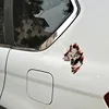 Yzzt-autocollant loups en PVC pour moto et voiture, drôle, 10.6x15.2CM 11-00462 ► Photo 3/6