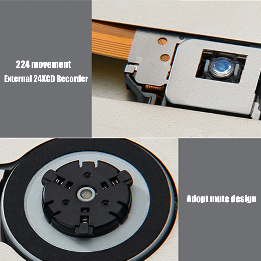 Универсальный внешний высокоскоростной USB DVD портативный оптический привод 24X устройство записи компакт-дисков горелка плеер для ПК ноутбука