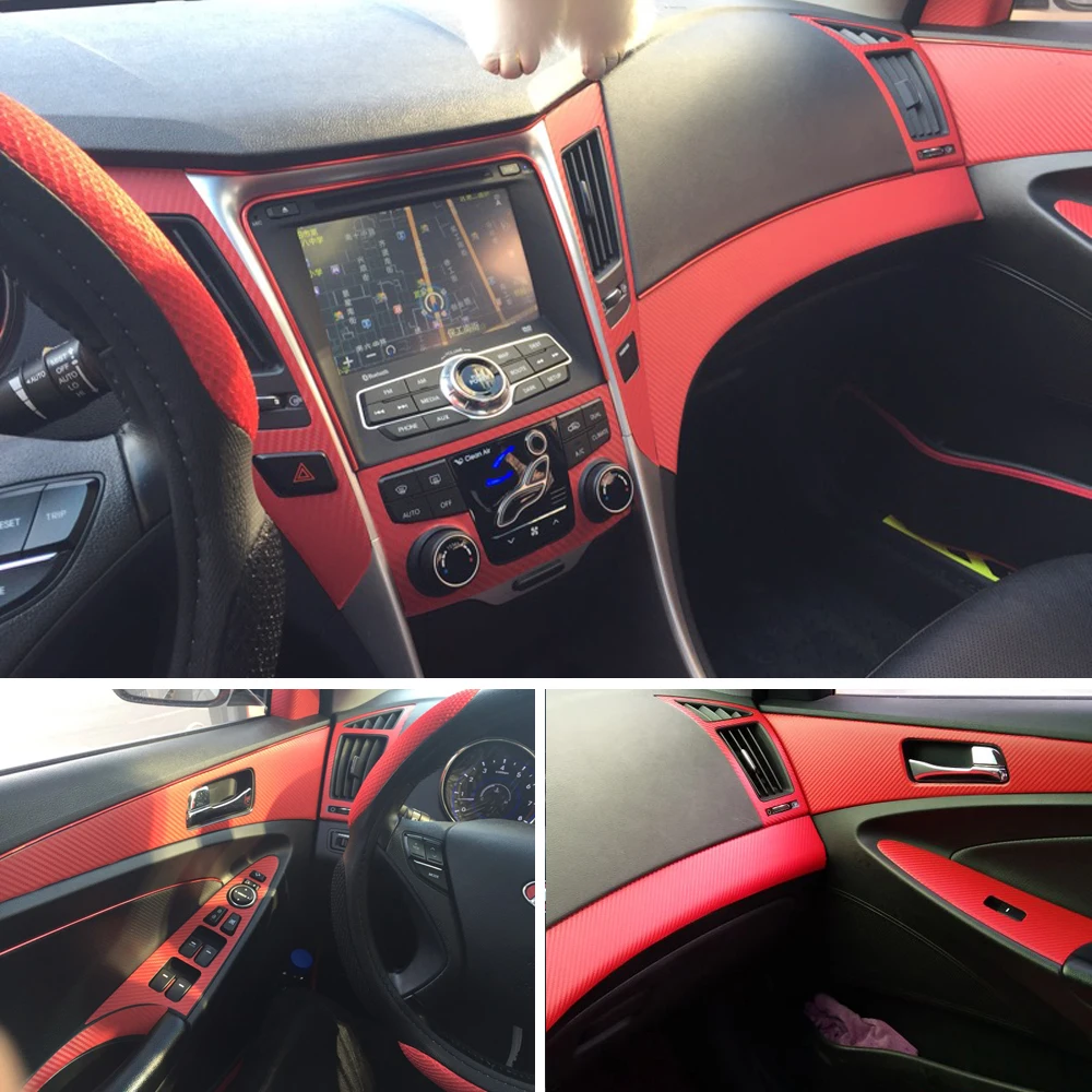 Guia Completo para Entender e Escolher a Decoração Interior Vermelha para  Hyundai Sonata 8, image size:1000x1000