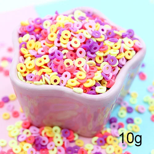 Multi-color C 10g Happy Monkey цветок из полимерной глины ломтики добавки для ломтиков поставки слаймов игрушка Fimo амулеты аксессуары для пушистой прозрачной слизи - Цвет: Multi-color C 10g