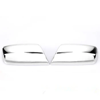 

Triple Chrome ABS Mirror Cover For 2014 2015 Chevy Chevrolet Silverado 1500 / 14-15 GMC Sierra 1500 Chrome Top Half
