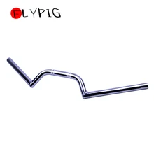 Универсальный 22 мм мотоциклетный руль хромированный для Honda Kawasaki Yamaha Suzuki рукоятка для Харлей Дэвидсона