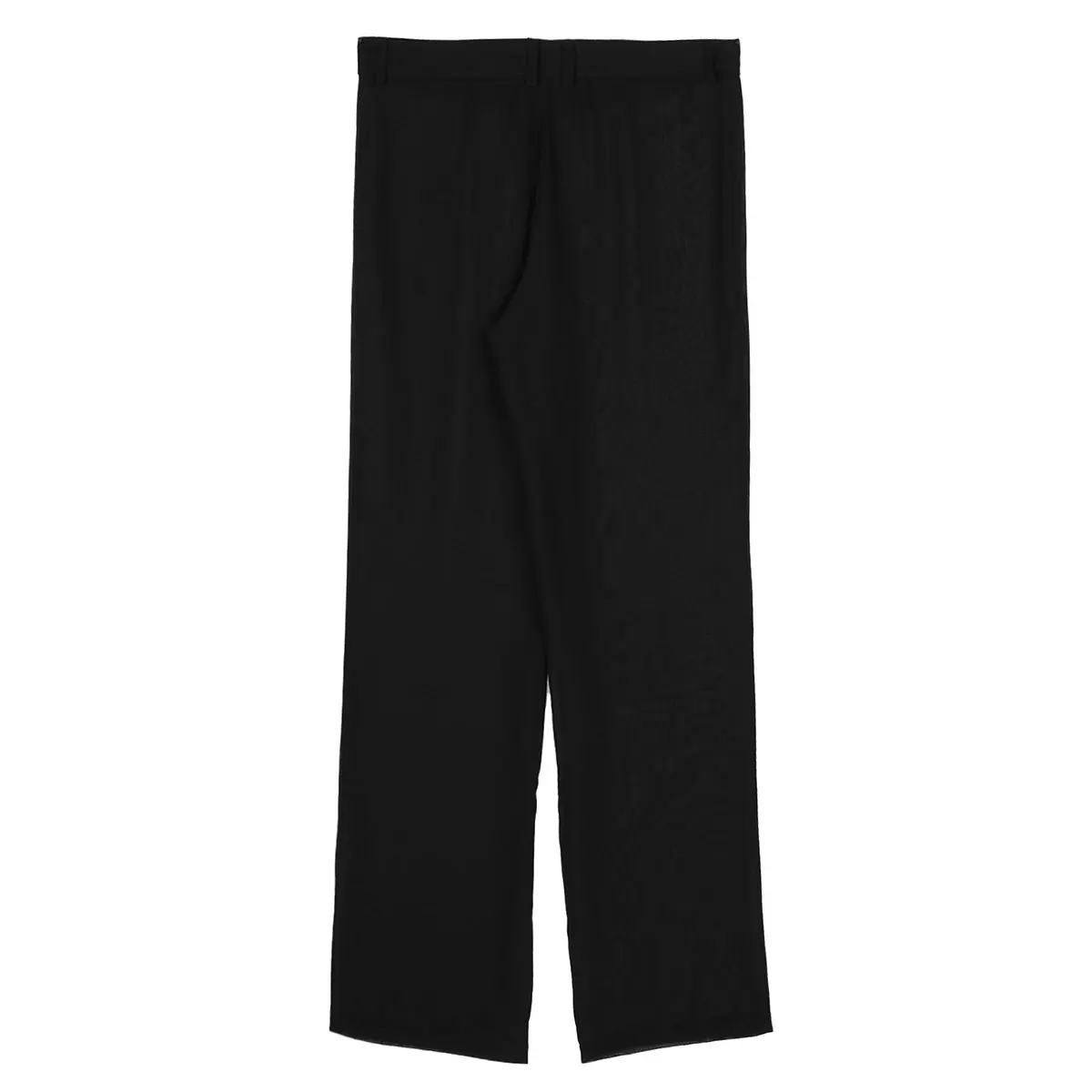 TiaoBug мужские пляжные шорты Легкие прозрачные шифоновые свободные брюки средней посадки черные/белые прямые ноги повседневные длинные брюки