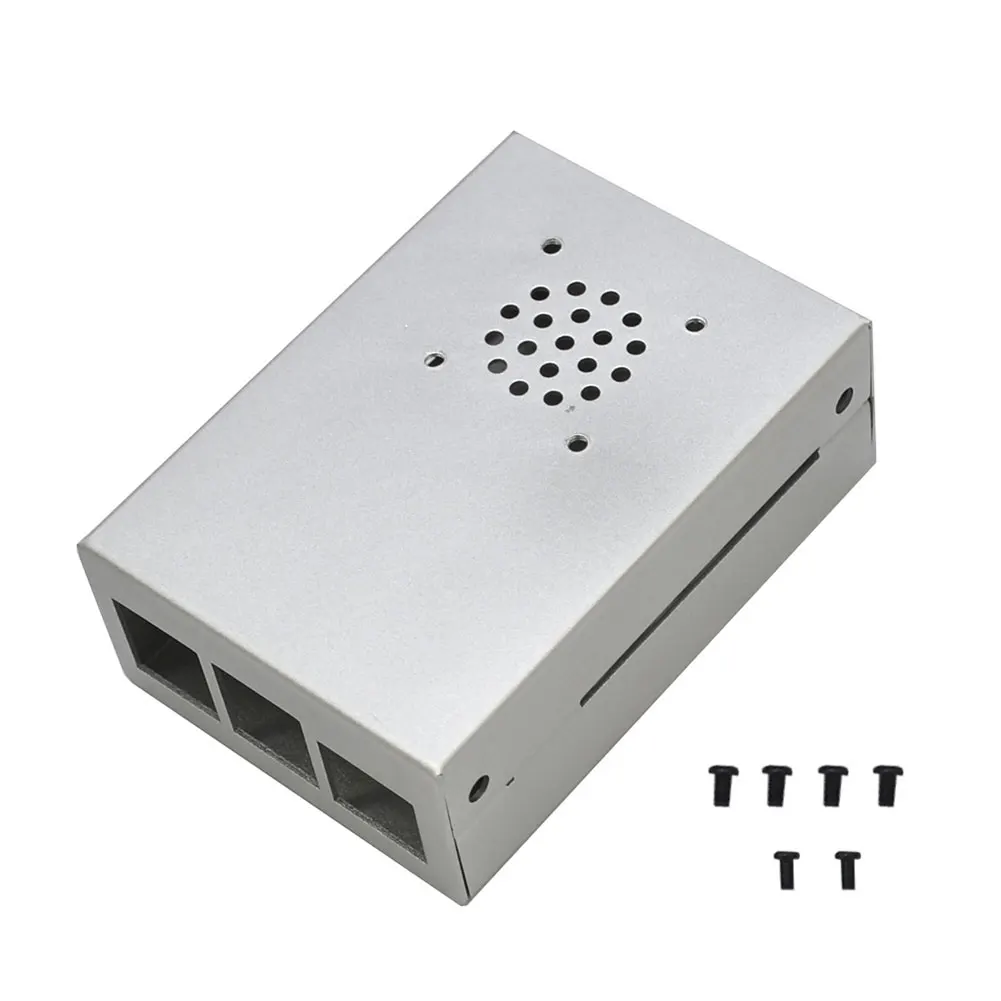 Для Raspberry Pi 4 оболочка охлаждающий вентилятор корпус легко установить алюминиевый сплав теплоотвод защитный Портативный Легкий Чехол